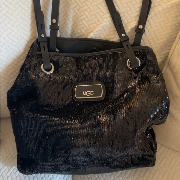 UGG Black Sequin Women's Bag - Picture 1 of 7